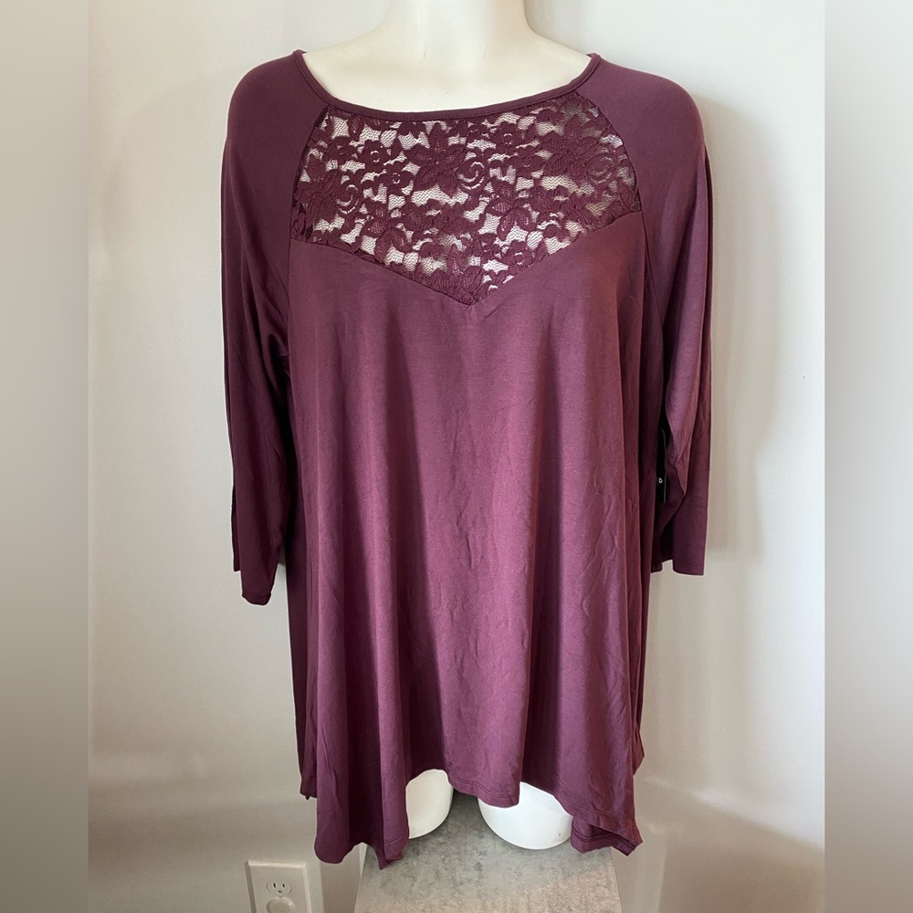 NEW w/tags Torrid 3/4-Sleeve Top Size 0